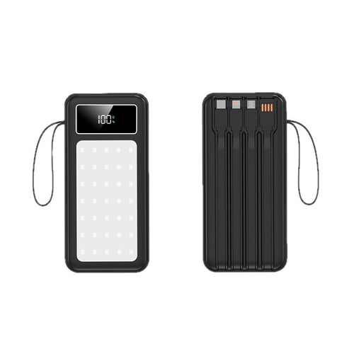 Portable power bank with integrated charging station and innovative LCD display Bowlift