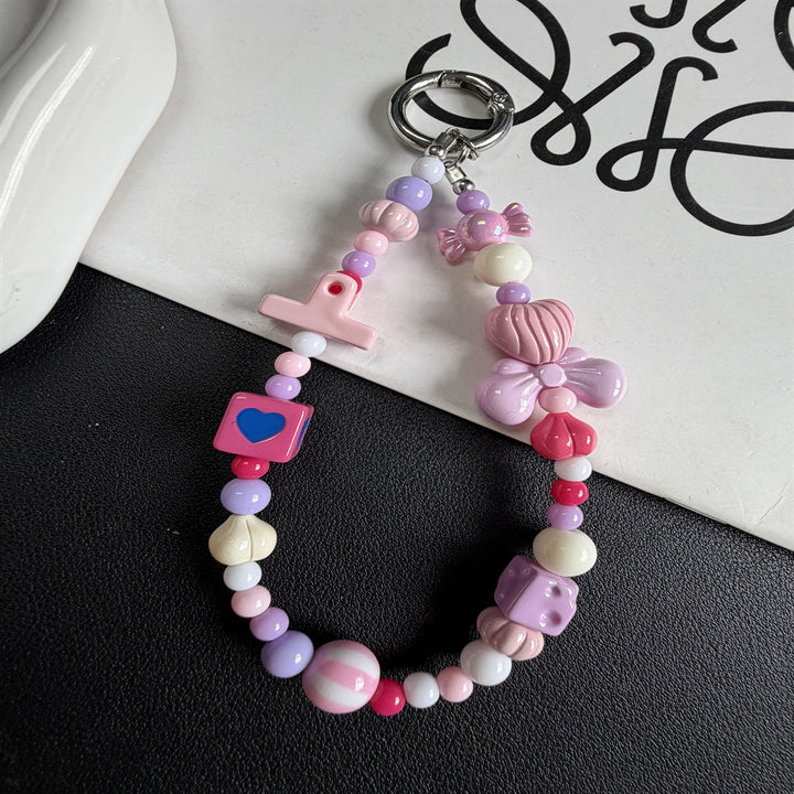 Colorful Decorative Charm Keychain Bowlift