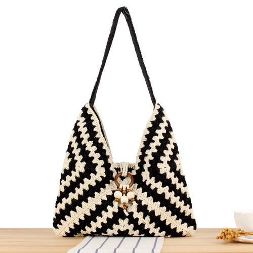 Handmade Macramé Shoulder Bag Bowlift