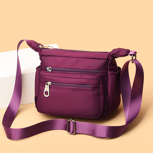 Multi-Zipper Crossbody Organizer Bag Bowlift
