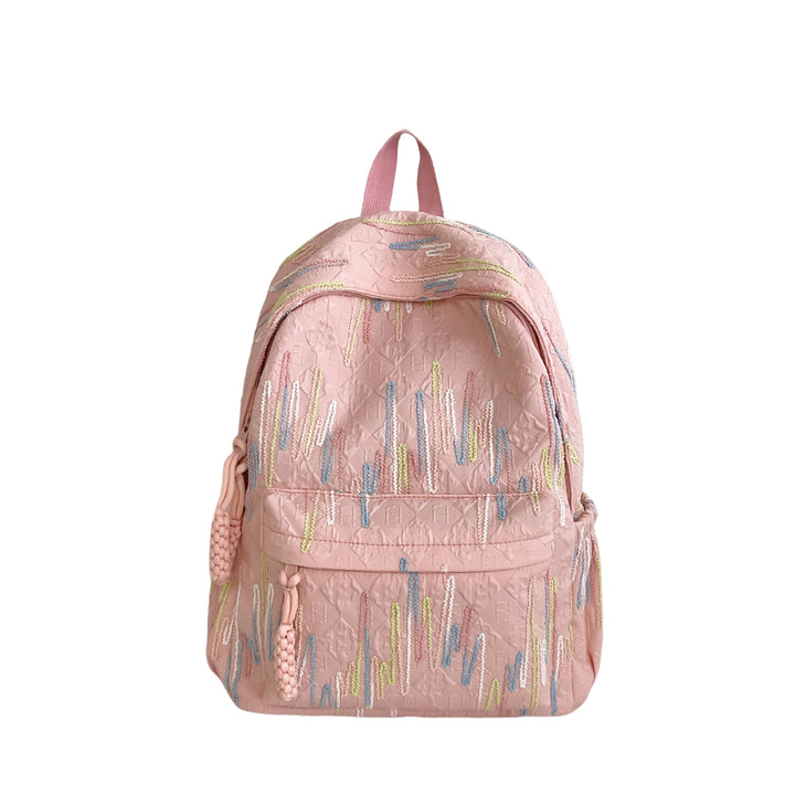 Patterned Backpack with Additional Compartments Bowlift