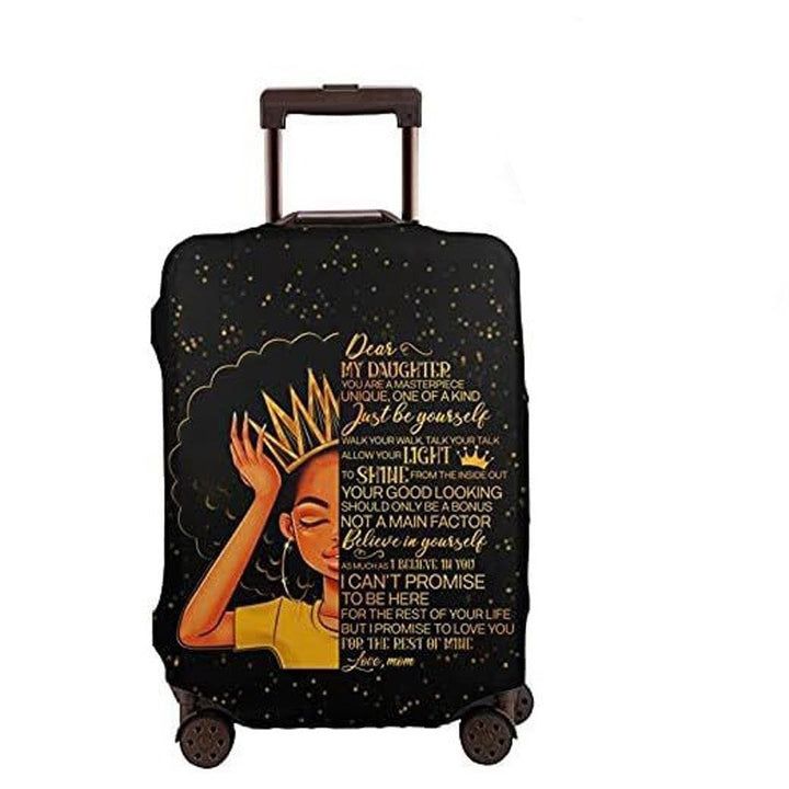 Women's hard-shell suitcase with unique skull and rose design Bowlift