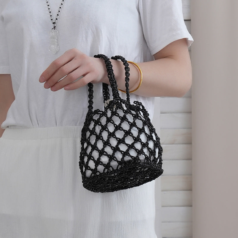 Fashionable mesh handbag Bowlift
