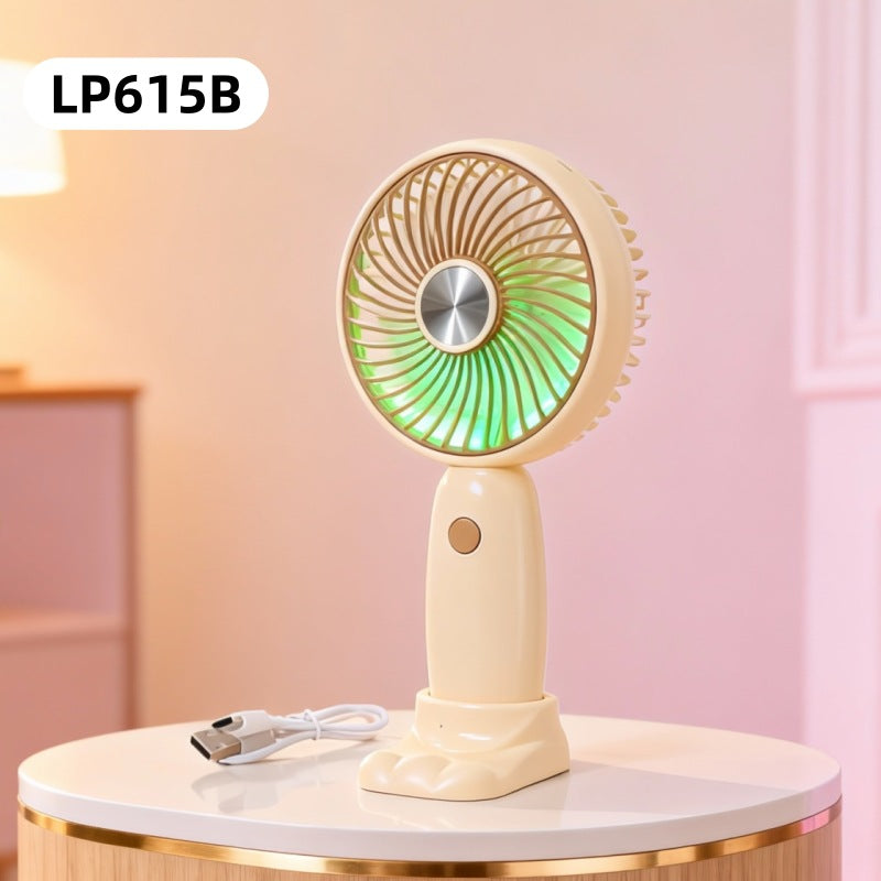 Portable Usb Mini Fan with Cute Animal Design Bowlift