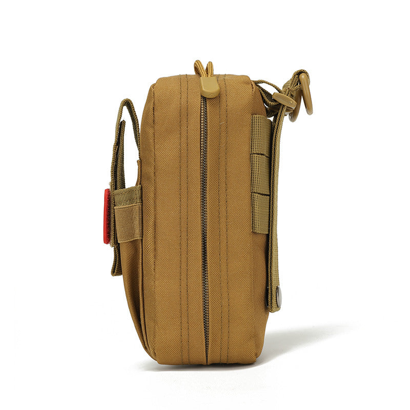 tactical MOLLE first aid pouch heavy-duty nylon drainage grommet organizer Bowlift