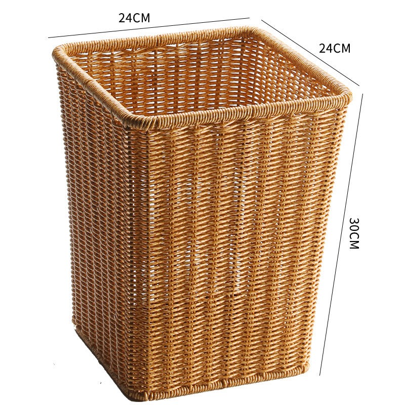 Handcrafted Wicker Waste Bin Bowlift