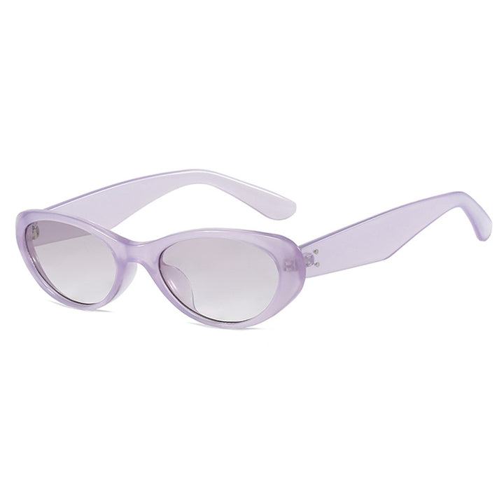 Women's fashionable Cat-Eye sunglasses with high-quality plastic frame and UV protection Bowlift