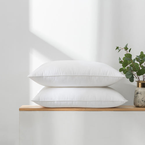 Luxury Hotel-Grade Gusseted Hypoallergenic Pillow With Plush Down Alternative Filling And Breathable Cotton Cover