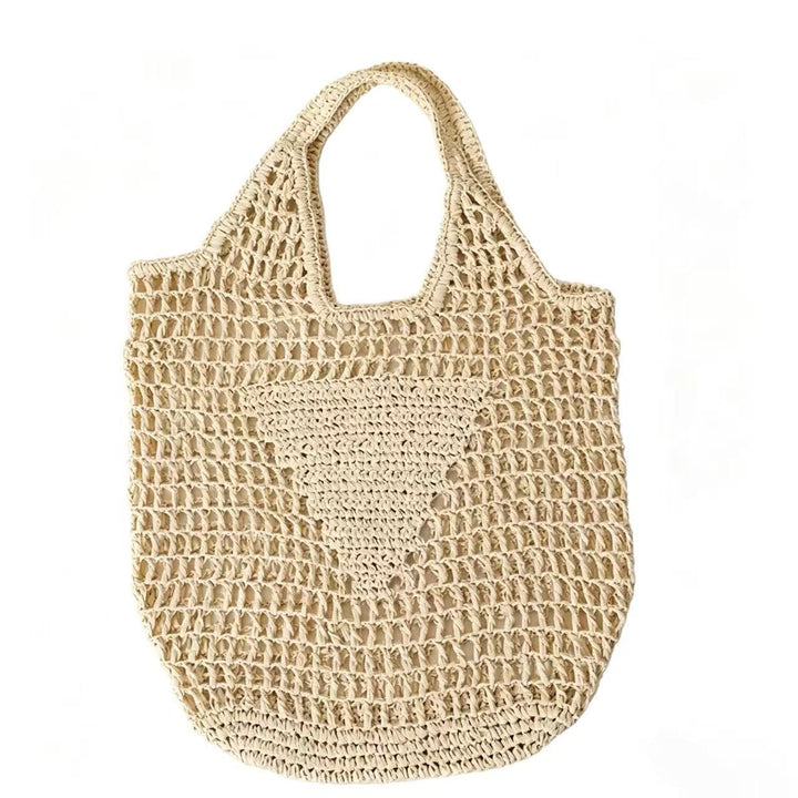 Hand-knotted net tote bag Bowlift