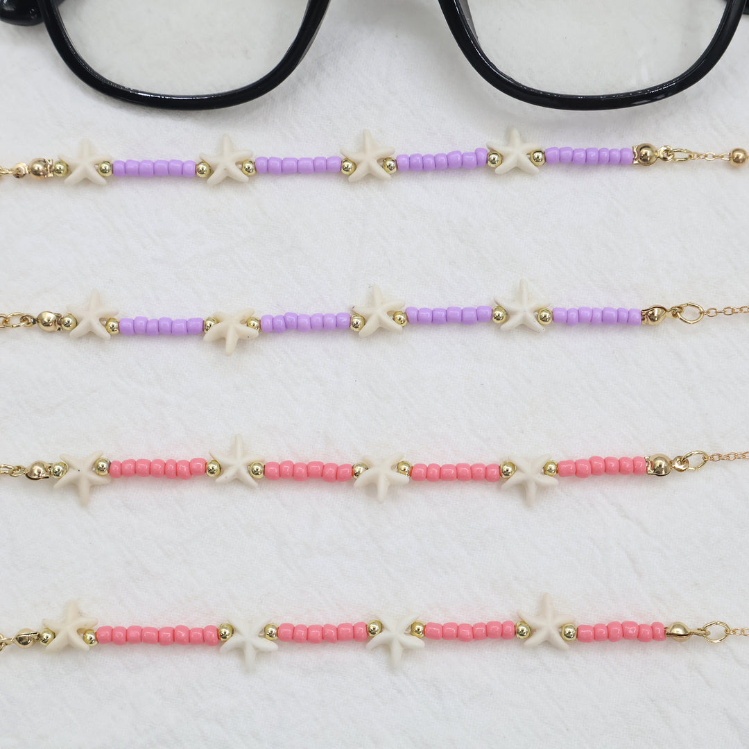 Beach-Inspired Beaded Eyewear Chain Bowlift