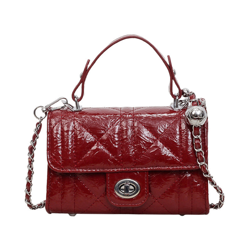 Quilted Faux Leather Crossbody Bag Bowlift