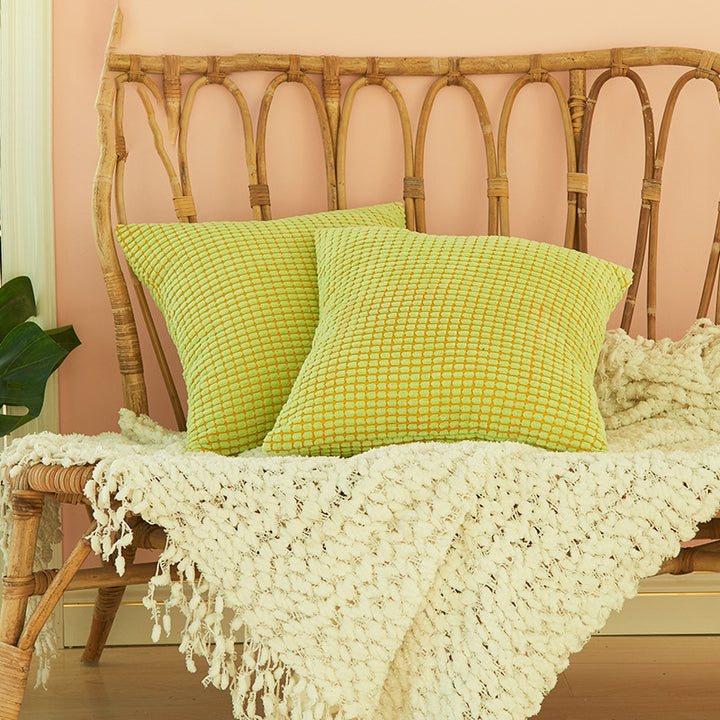 Textured Square Decorative Pillow
