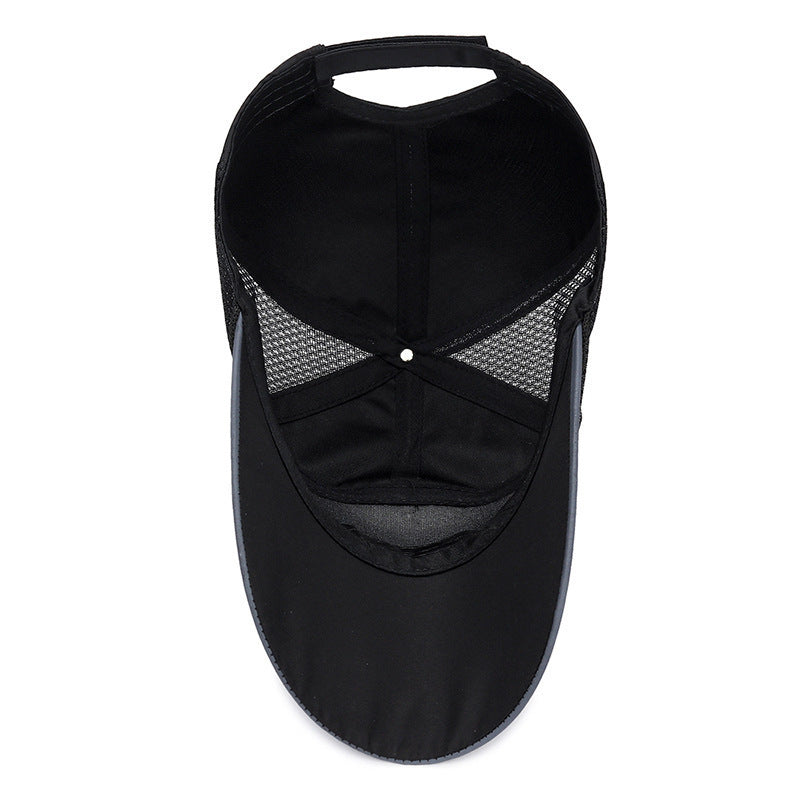 Women's Sporty Running Cap with Ventilation Mesh Bowlift