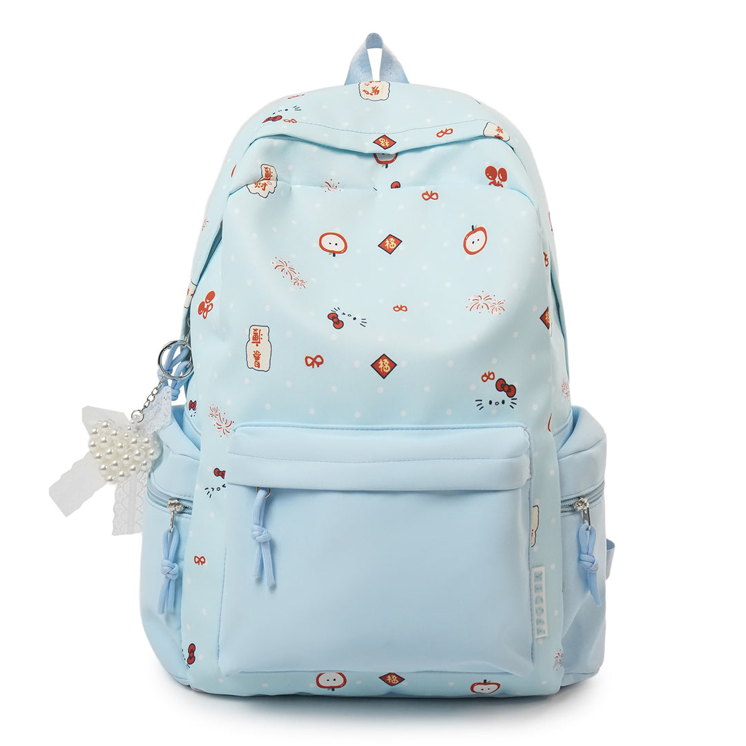 Playful Illustrated Cartoon Backpack Bowlift