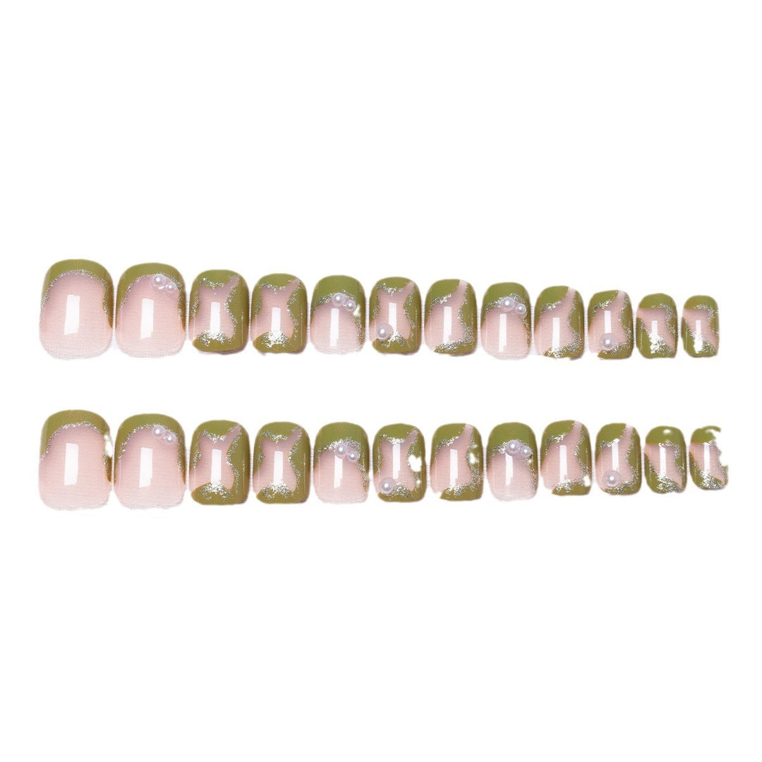 Glittery Gradient Press-On Nails