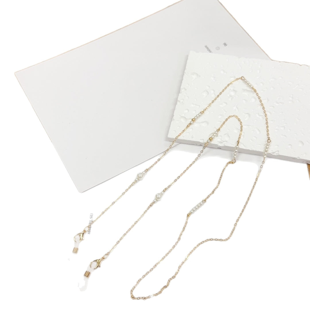 Elegant Pearl Chain Necklace Bowlift