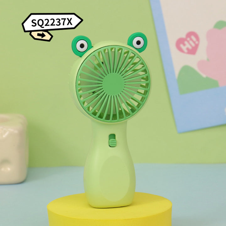 Women's Portable Hand Fan with Animal Design Bowlift