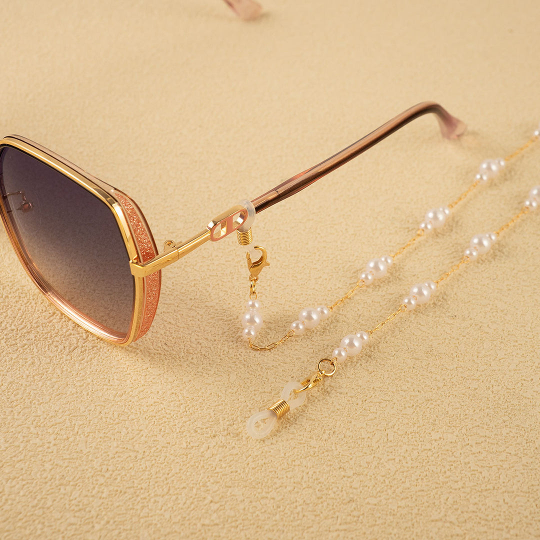 Pearl-Linked Eyewear Holder Bowlift