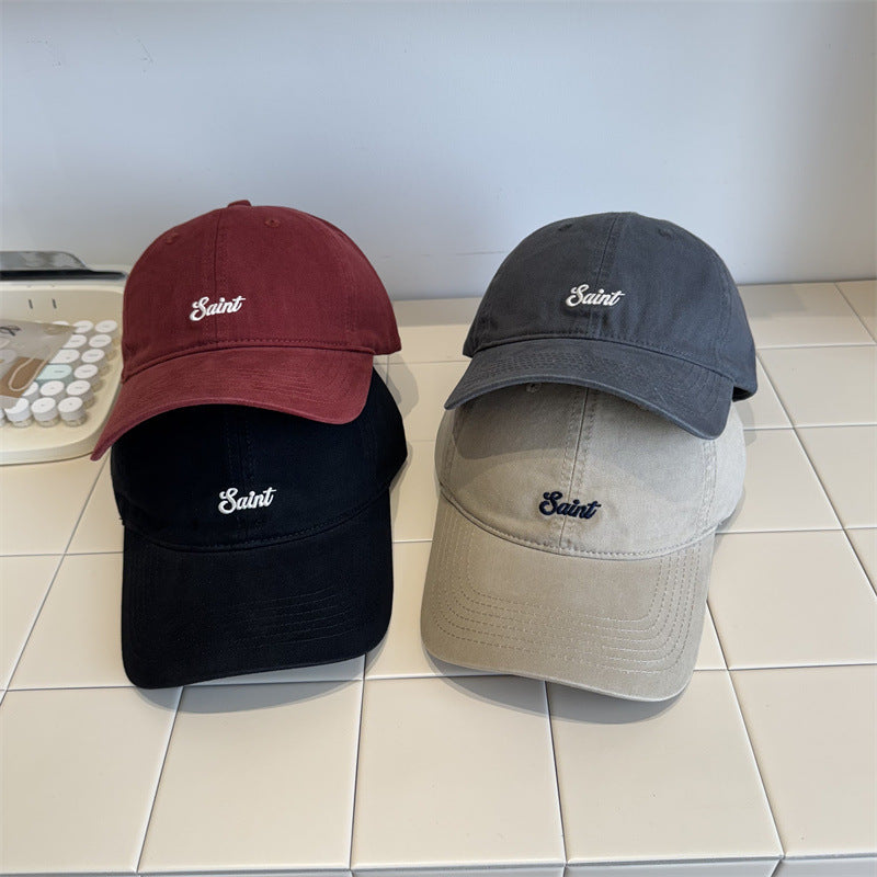 Women's Cotton Embroidered Cap Bowlift