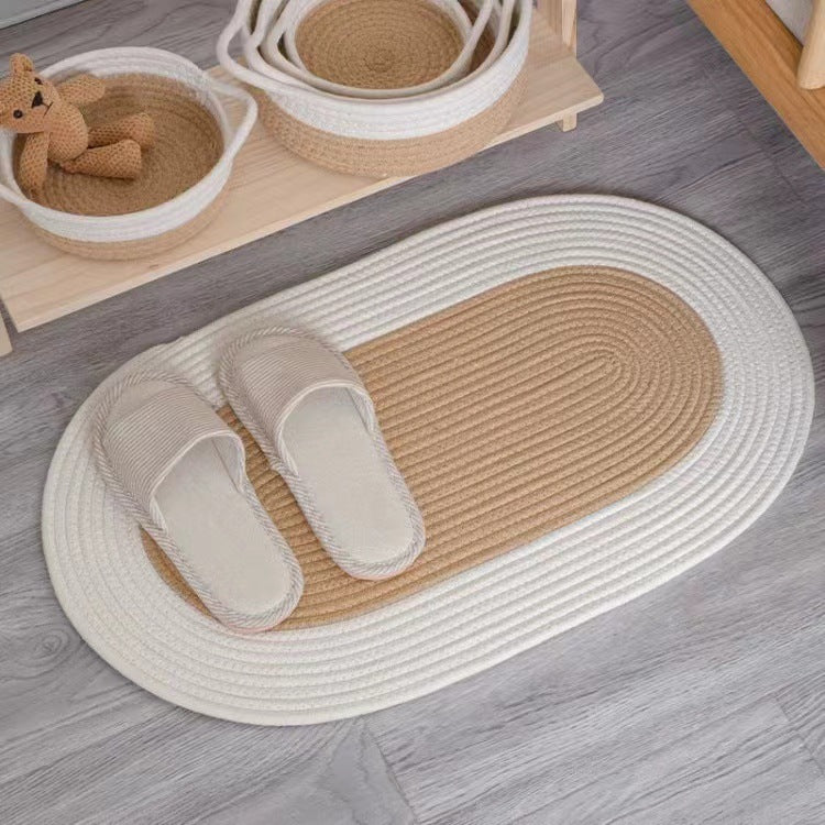 Cotton Woven Bath Mat Bowlift