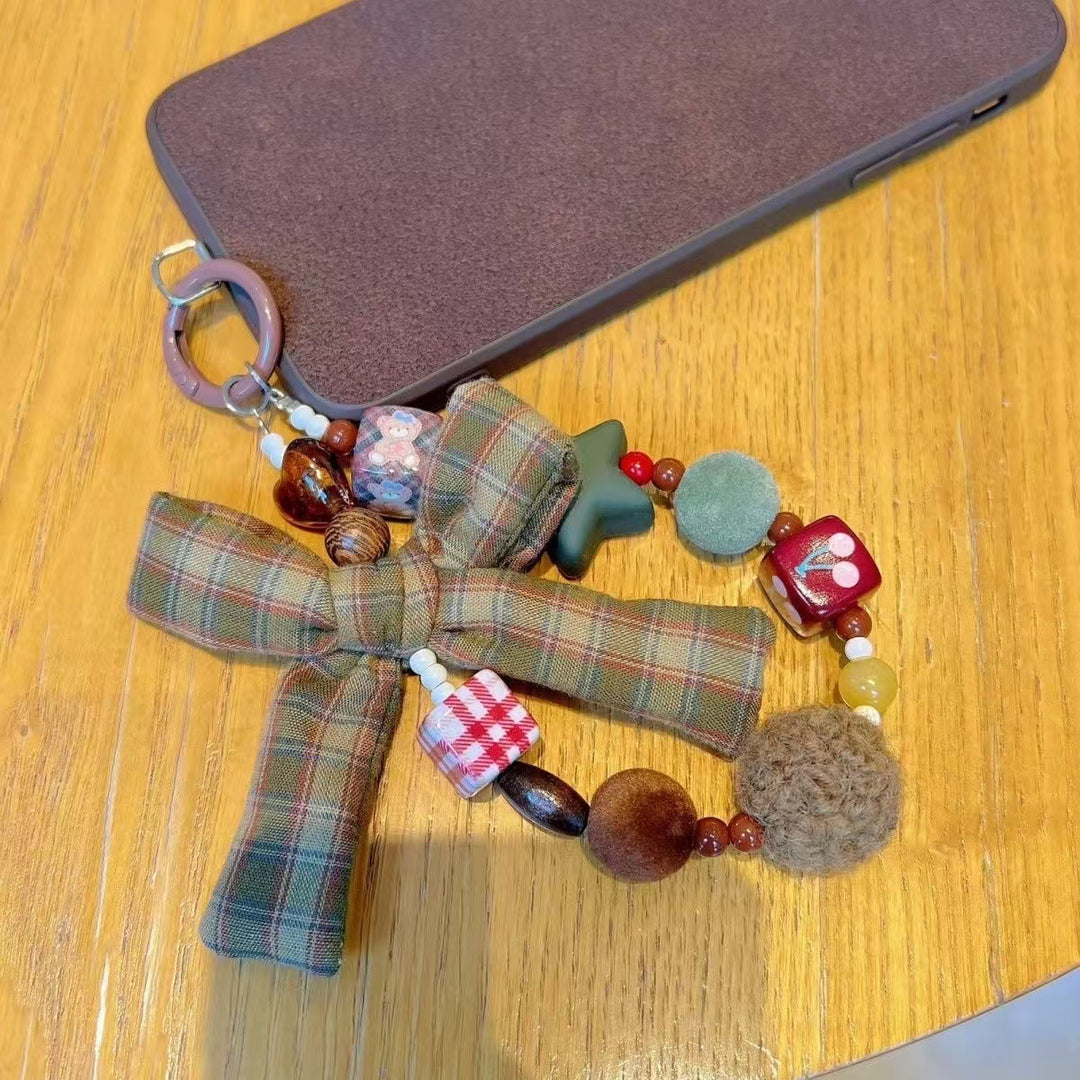 Decorative Beaded Bow Keychain Bowlift