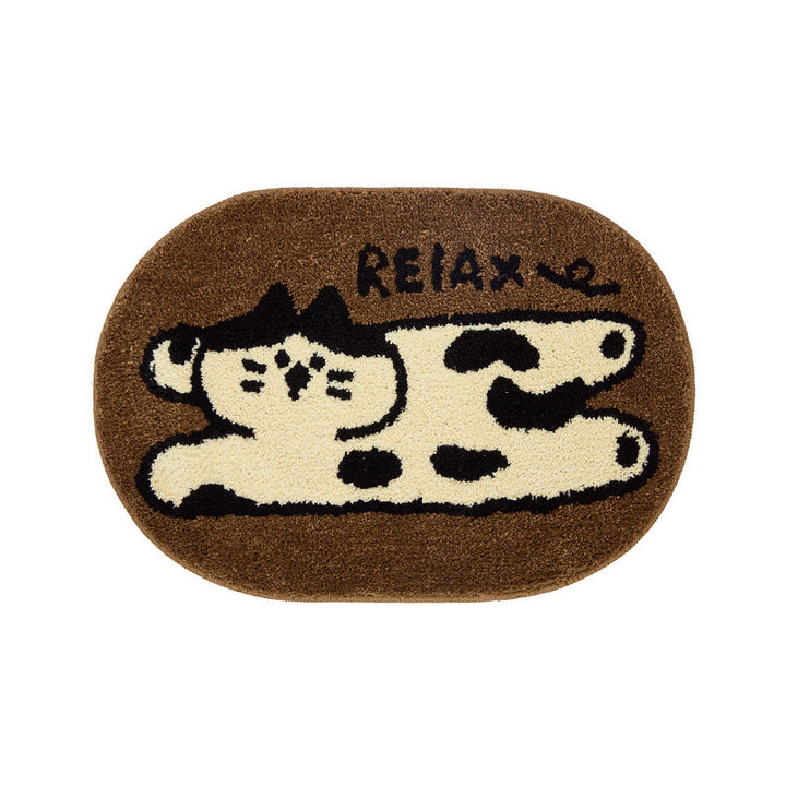 Playful Animal-Themed Bath Mat Bowlift
