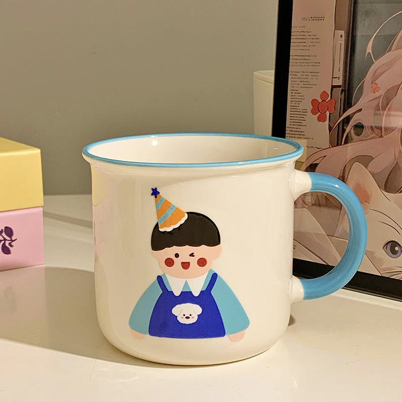 Ceramic mug with cute children's design Bowlift