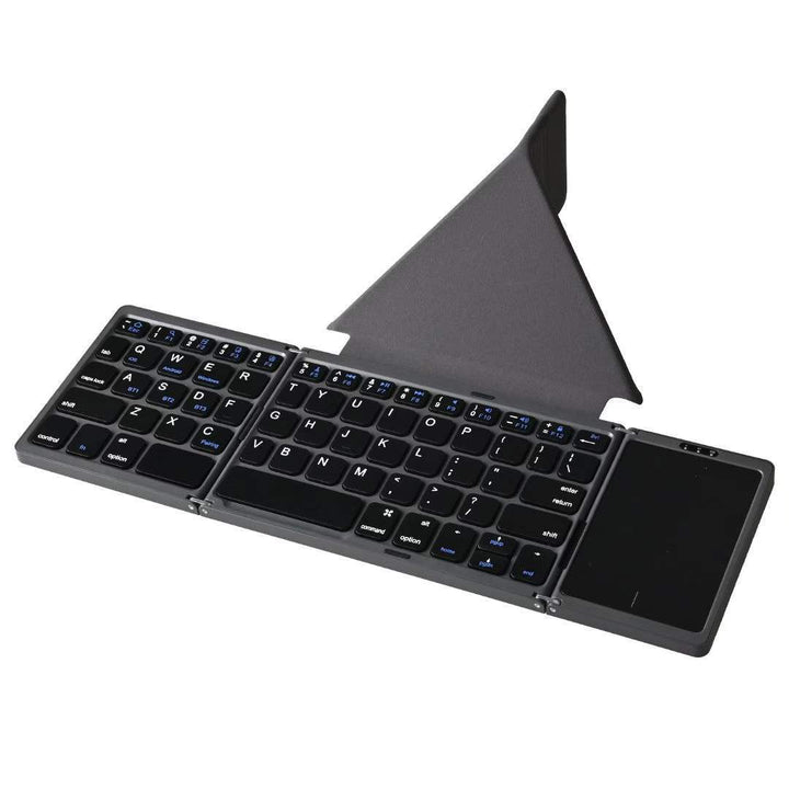 Portable Bluetooth Keyboard with Integrated Touchpad Bowlift