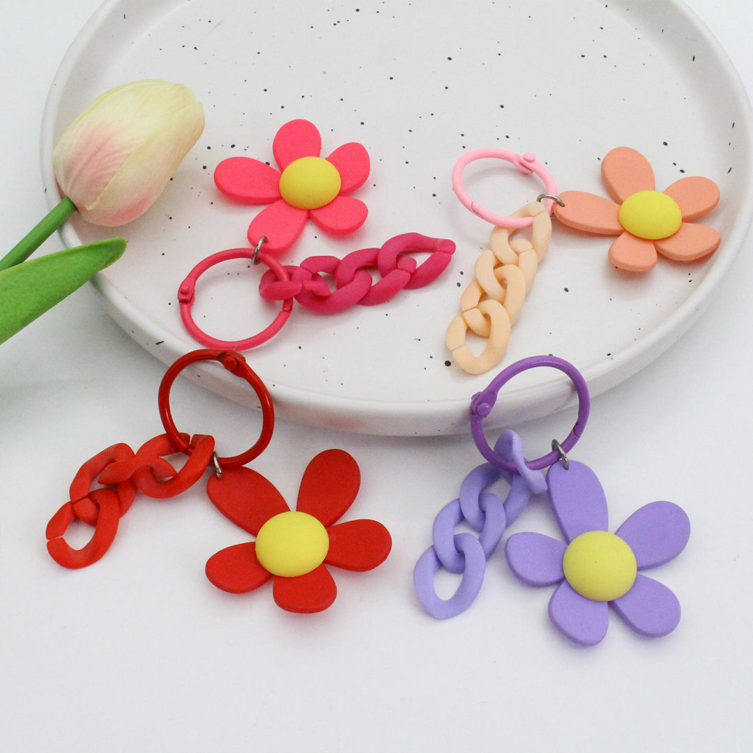 Charming Flower Keychain Bowlift