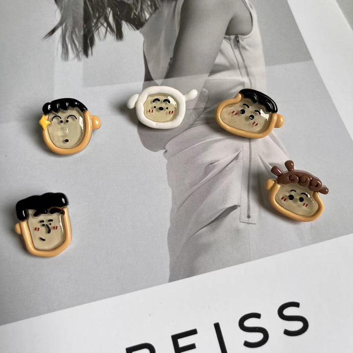 Creative Character Brooch Bowlift