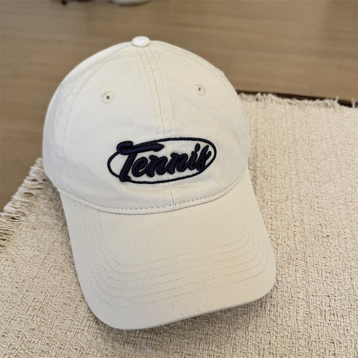 Men's Sports Cap with Tennis Graphic Bowlift