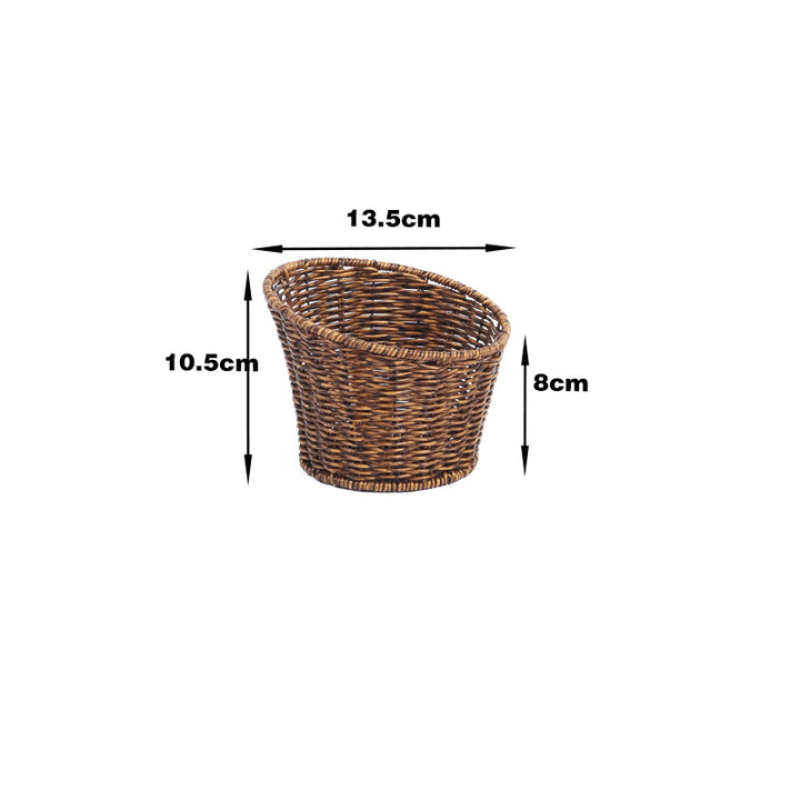 Artisan Woven Decorative Storage Basket Bowlift