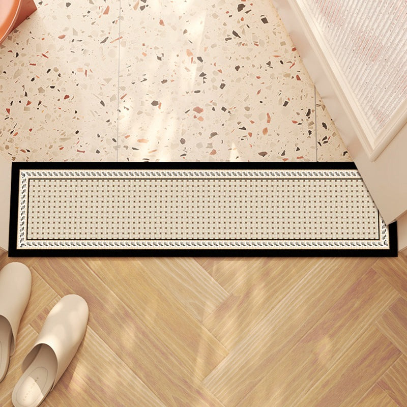 Checkerboard Pattern Runner Mat