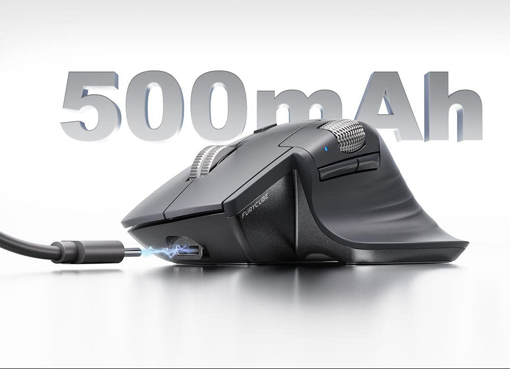 Ergonomic Wireless Office Mouse Bowlift