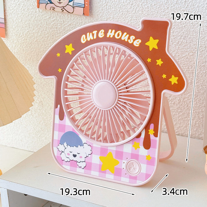 Women's table fan in creative house design Bowlift