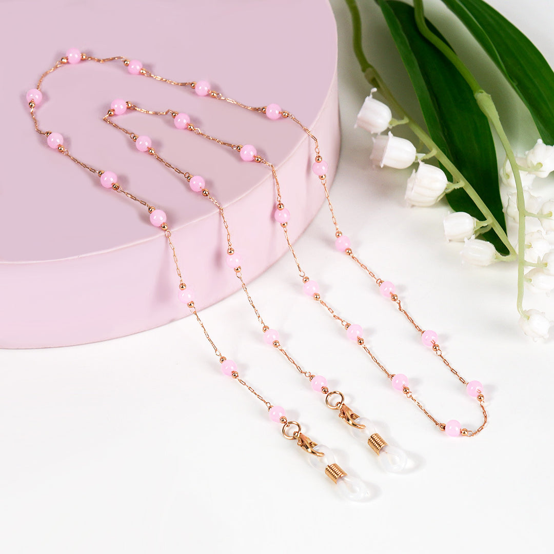 Elegant Beaded Glasses Chain Bowlift
