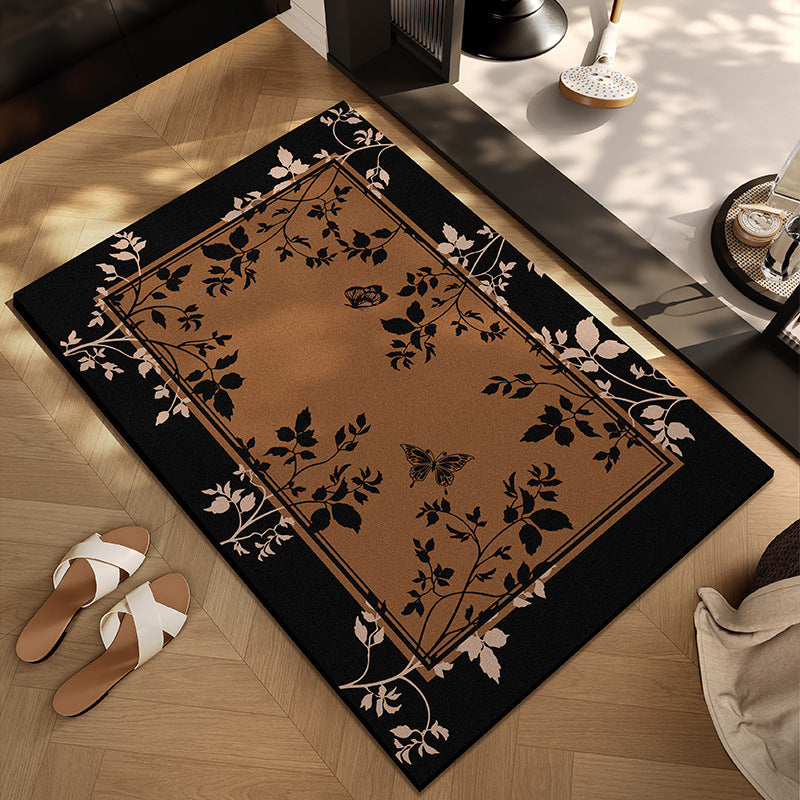 Checkerboard Patterned Entryway Mat Bowlift