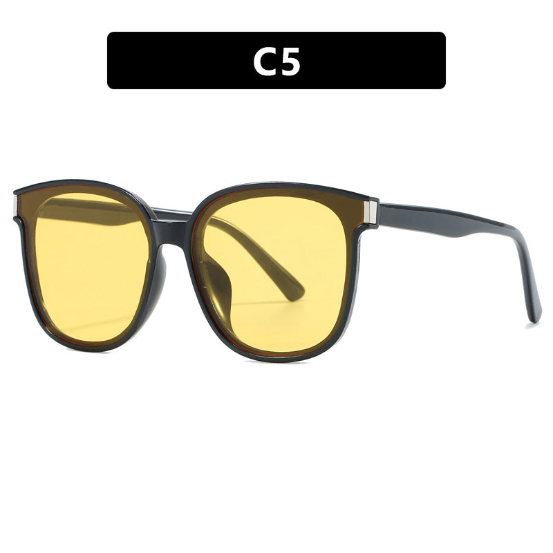 Women's stylish sunglasses with high-quality, transparent plastic frame Bowlift