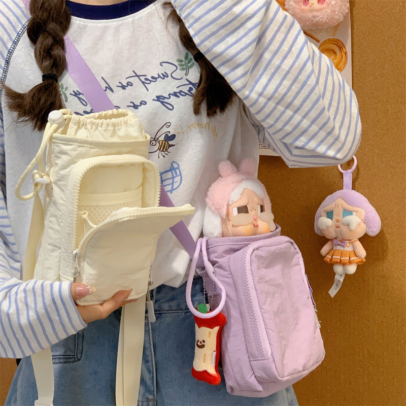 Compact Drawstring Crossbody Bag Bowlift