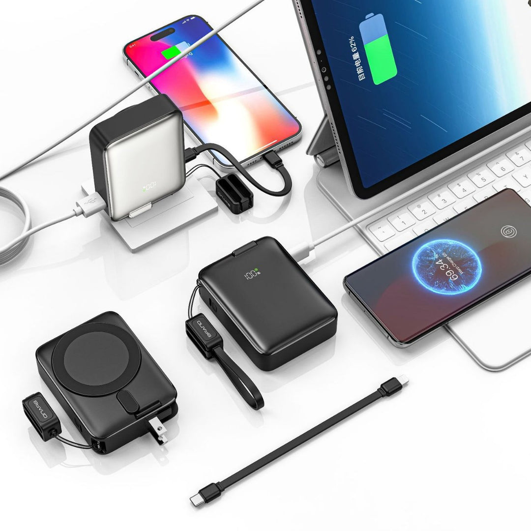 Multifunctional chargers with integrated cable management Bowlift