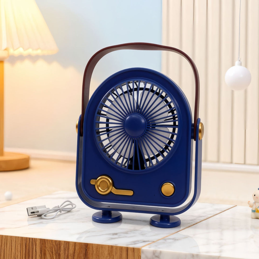 Portable USB Table Fan in Retro Design Bowlift