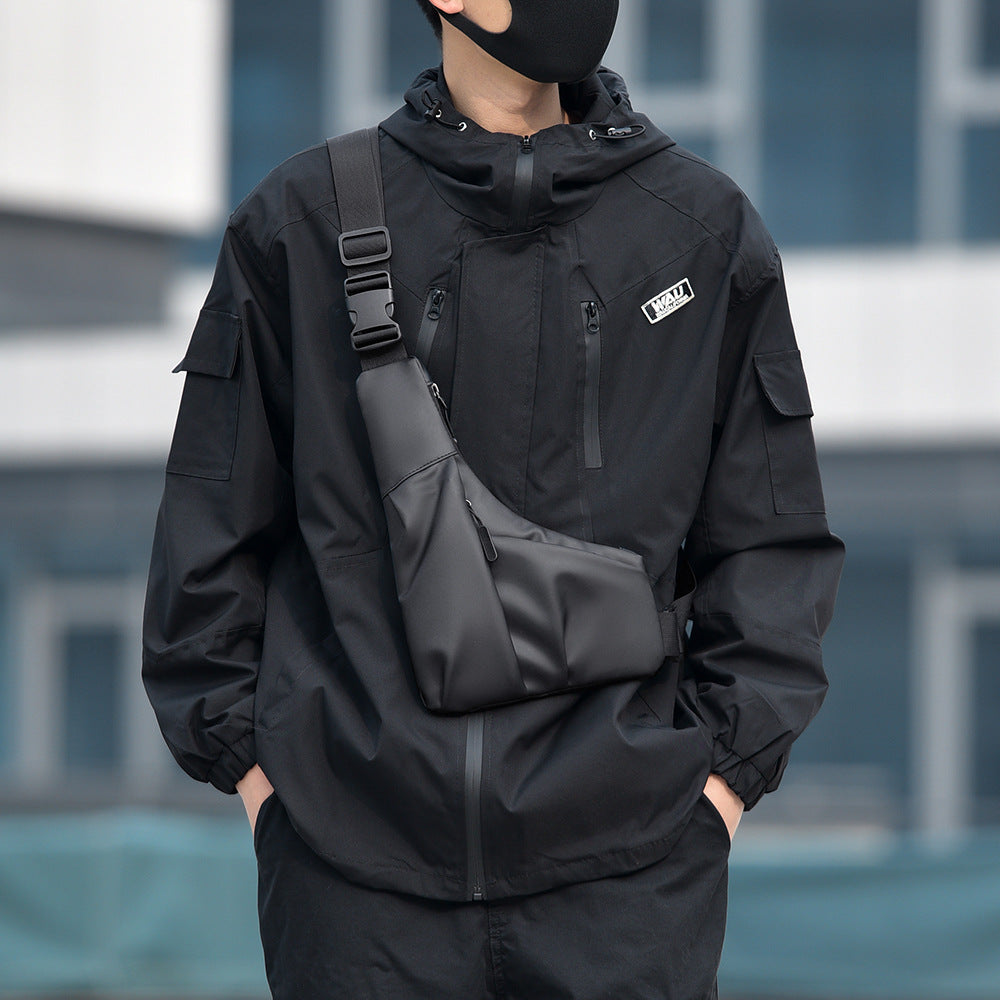 Sling bag with ergonomic design and water-repellent material Bowlift