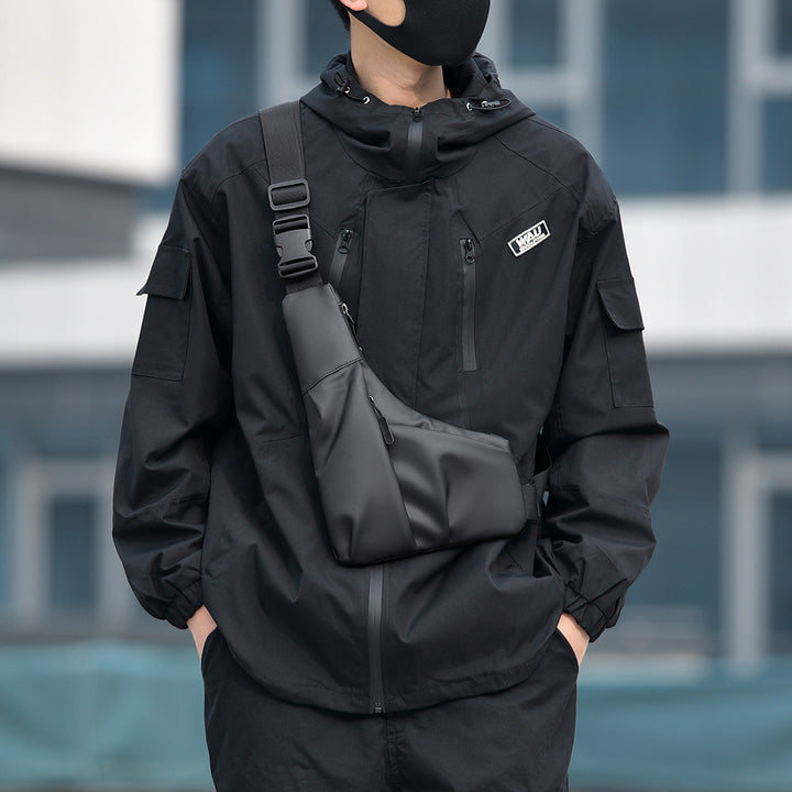 Sling bag with ergonomic design and water-repellent material Bowlift