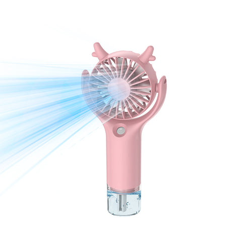 Women's portable USB fan with multi-stage speed control Bowlift