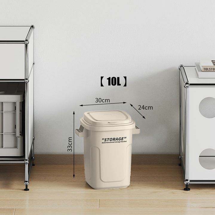 Multi-Purpose Storage Bucket with Lid Bowlift