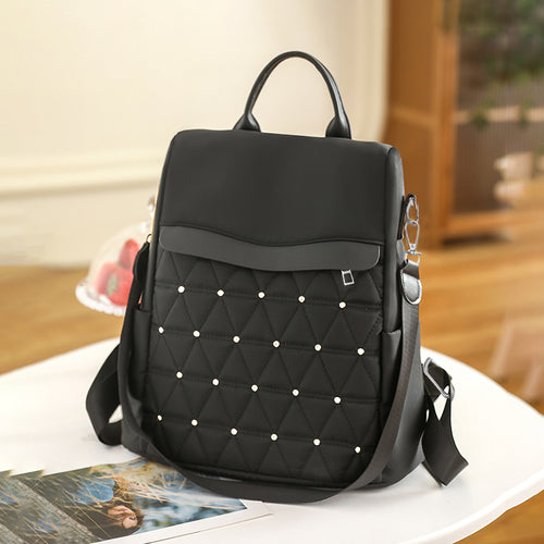 Elegant Quilted Backpack Bowlift