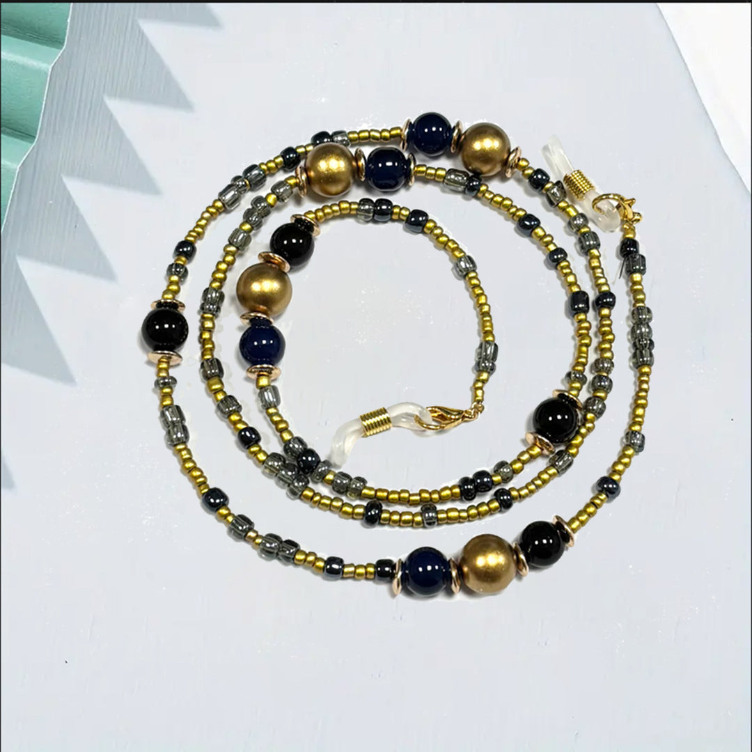 Artisan Beaded Eyewear Chain Bowlift