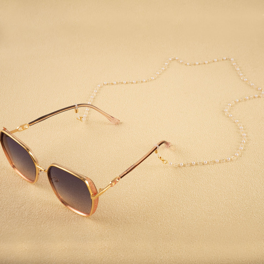 Elegant Pearl and Crystal Eyewear Chain Bowlift