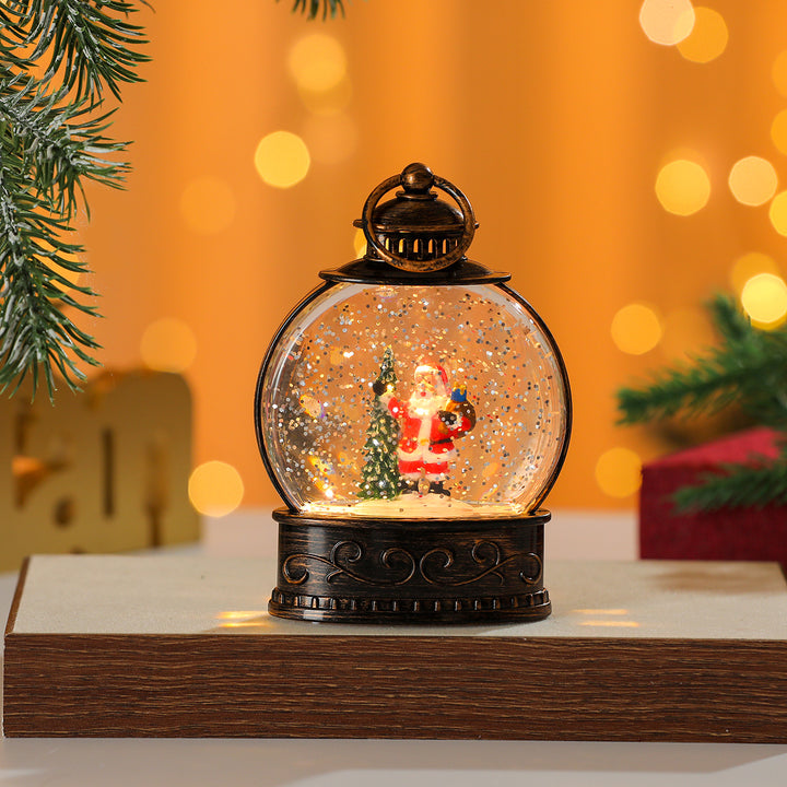 Decorative Snow Globe Lantern Bowlift