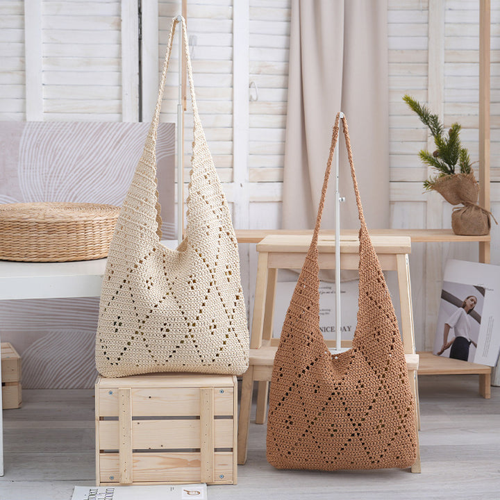 Handmade Macrame Tote Bag Bowlift
